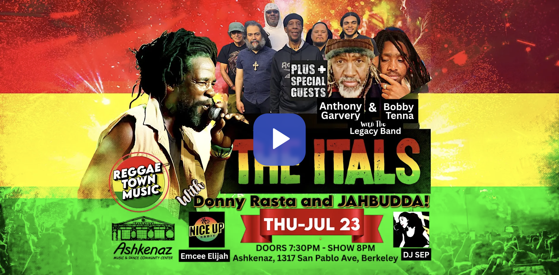The Itals Live in Berkeley